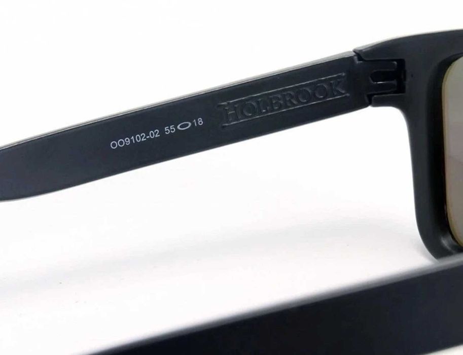 Oakley Holbrook Polarized — чорна оправа / сріблясті лінзи ОРИГІНАЛ ФОП — фото 4