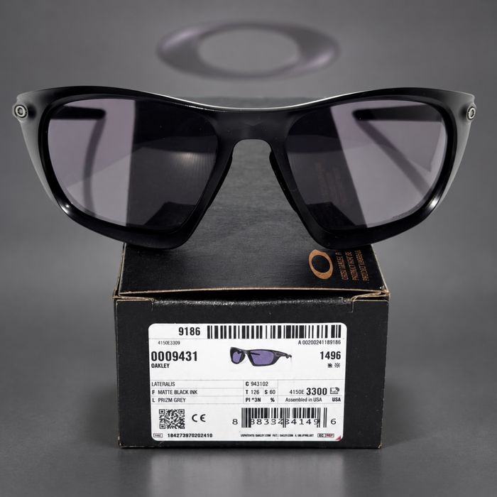 Oakley Lateralis — Matte Black Ink / Prizm Grey — фото 3