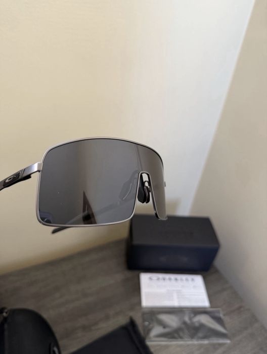 Окуляри Oakley Shield Sunglasses Black Frame & Chrome Lens — фото 3