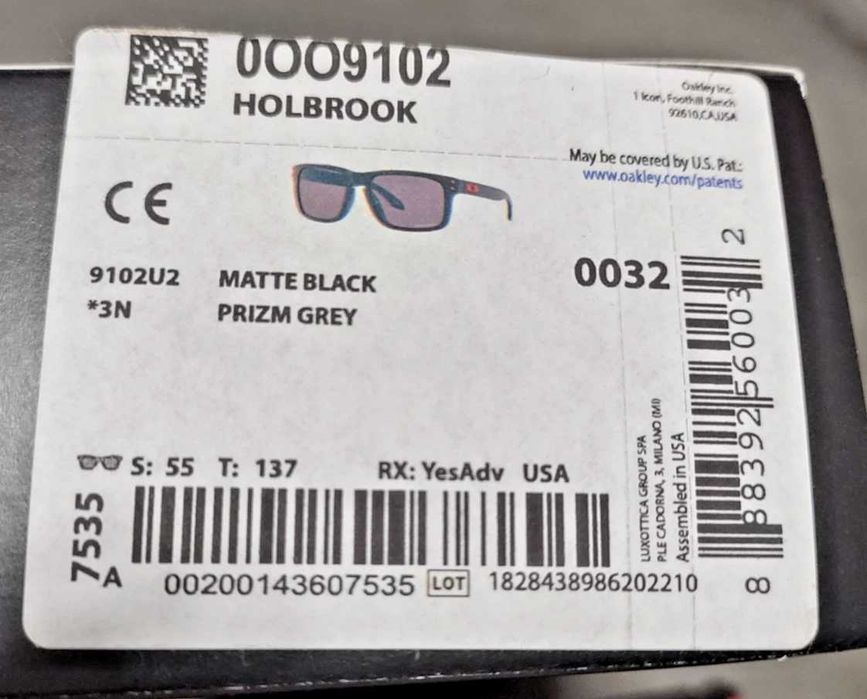 Oakley Holbrook — Matte Black / Prizm Grey ОРИГІНАЛ ФОП — фото 2