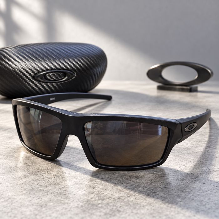 Oakley Cables — Matte Black / Prizm Black + футляр Ellipse O