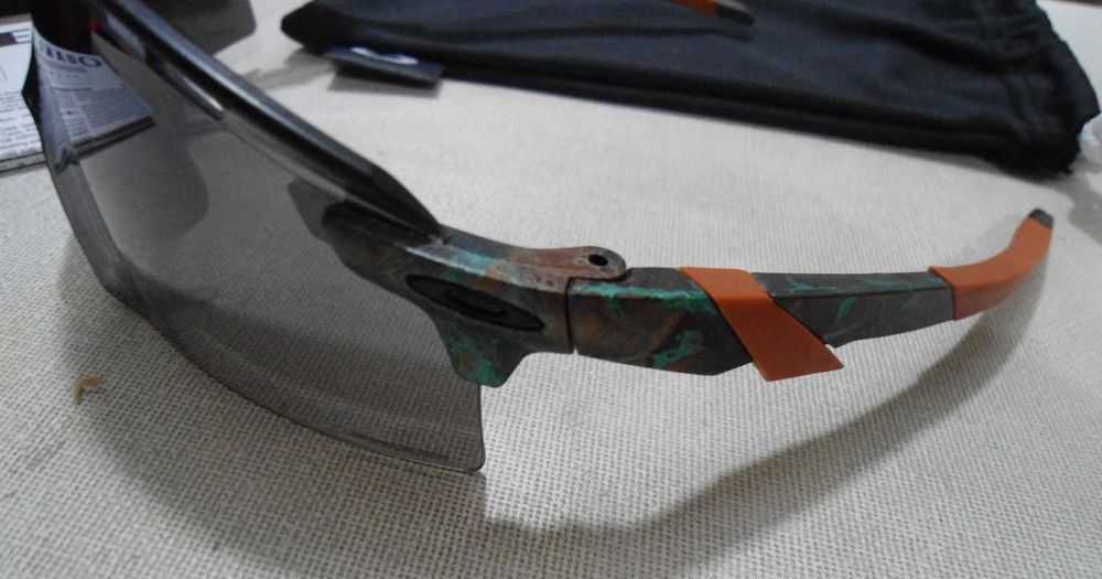 Oakley Encoder Sunglasses Green Marble Frame Black Prizm Lenses  DSP Model — фото 4