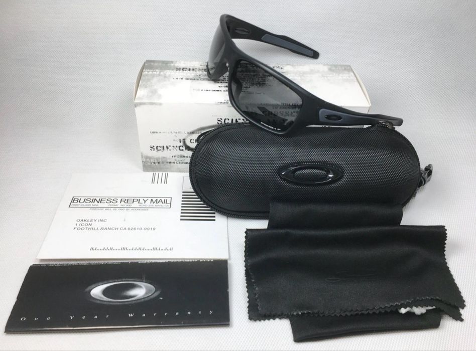 Oakley Turbine Matte Black Grey original ФОП — фото 7