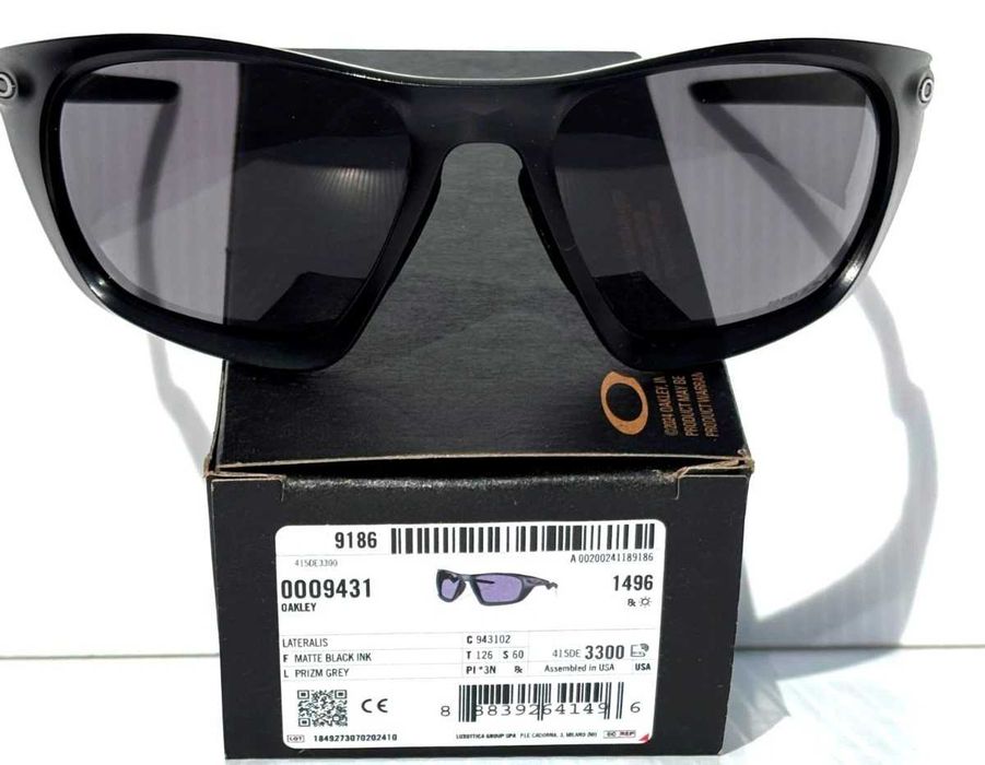 Oakley Lateralis — Matte Black Ink / Prizm Grey ОРИГІНАЛ ФОП — фото 3