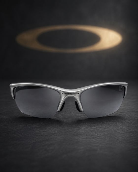 БЕЗ КОРОБКИ! Oakley Half Jacket 2.0 Low Bridge Fit Silver / Slate Iridium оригінал
