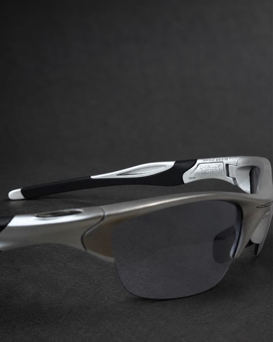 БЕЗ КОРОБКИ! Oakley Half Jacket 2.0 Low Bridge Fit Silver / Slate Iridium  оригінал — фото 3