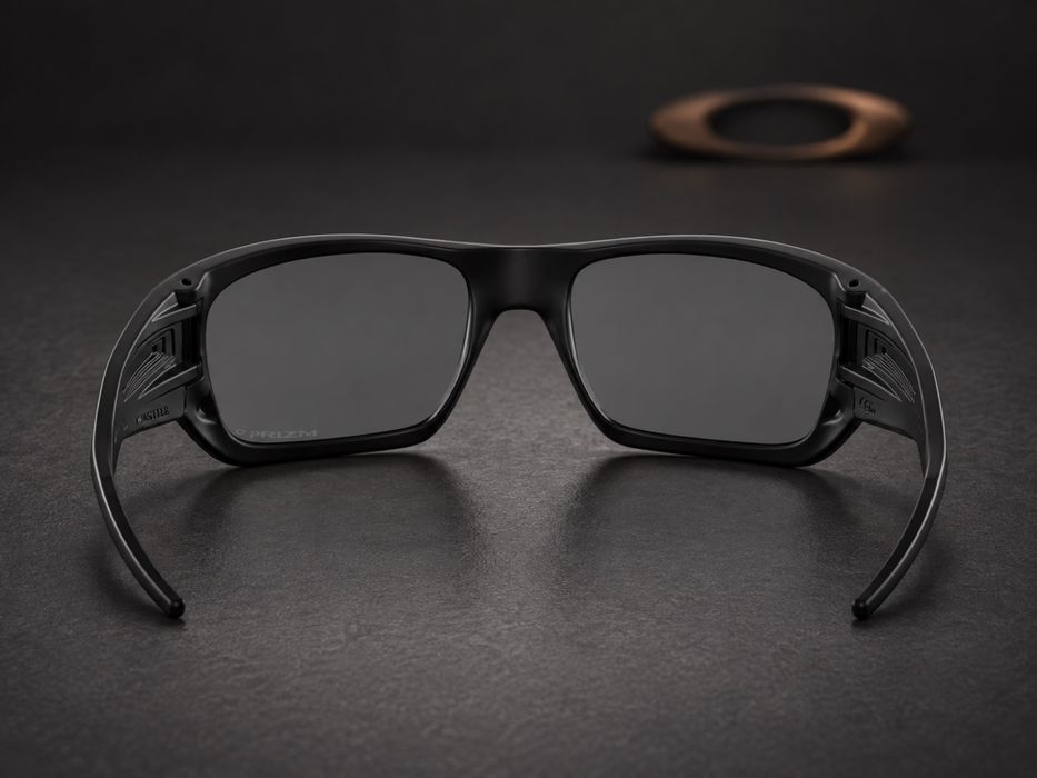 Oakley Massetter Matte Black Frame with Prizm Grey Lens Sunglasses — фото 2