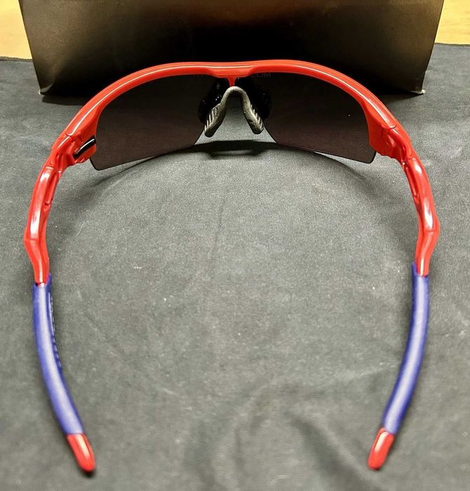 OAKLEY Custom Radarlock Red Frame with Deep Water Polarized Lens оригінал ФОП — фото 5