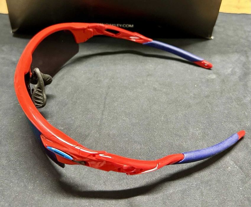 OAKLEY Custom Radarlock Red Frame with Deep Water Polarized Lens оригінал ФОП — фото 6