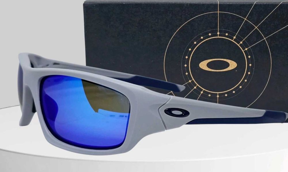 Oakley Valve — Fog Gray / Blue Polarized 2 ПАРИ ОРИГІНАЛ ФОП — фото 5