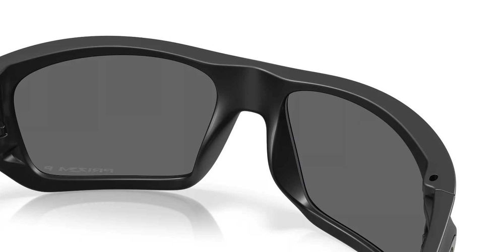 Oakley Massetter Matte Black Frame with Prizm Grey Lens Sunglasses — фото 4