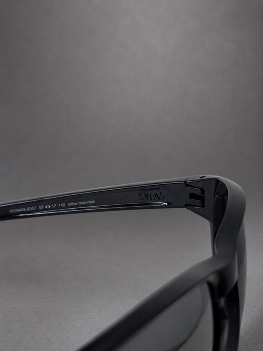 БЕЗ КОРОБКИ! Oakley Sylas Black Ink / Black Iridium Polarized Оригінал — фото 4
