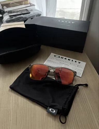 Oakley Holbrook Clear Frame/ Orange Lens — фото 3