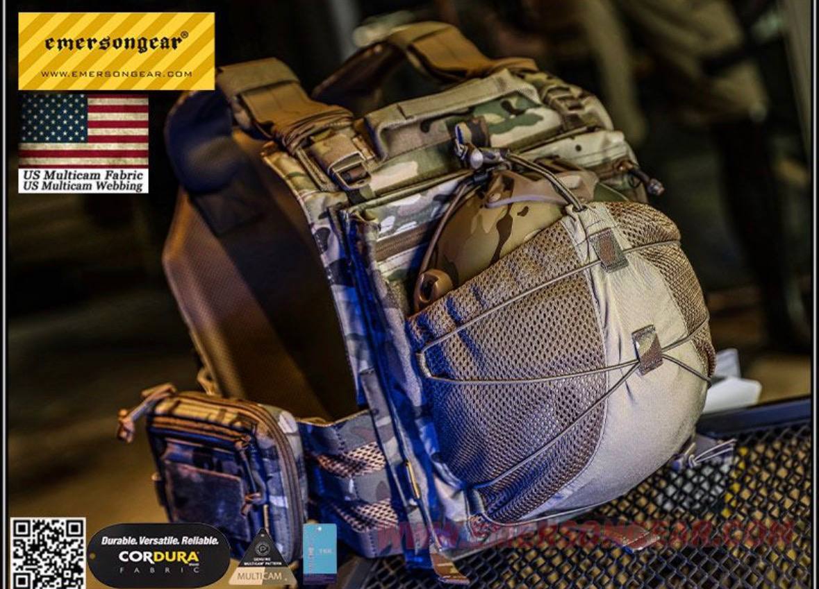 Підсумка на плитоноску з гідратором Emersongear LXB Style Bungee Pack