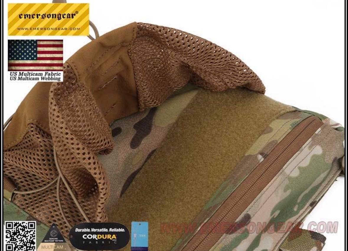 Підсумка на плитоноску з гідратором Emersongear LXB Style Bungee Pack — фото 3